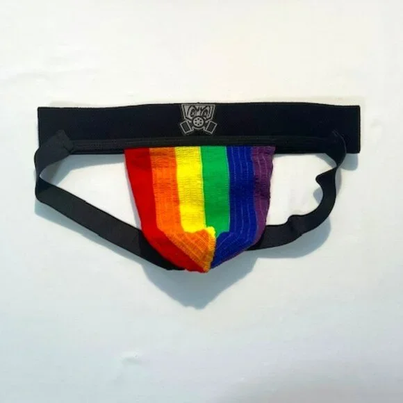 FORT TROFF Size "S" PRIDE MVP Athletic Supporter- Black/Gray/White - Jock - Picture 4 of 10
